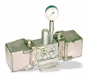 Распределители с электрическим управлением и предохранительным клапаном, тип 2-2-63